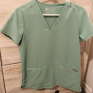 FIGS Seaglass Catarina Scrub Top